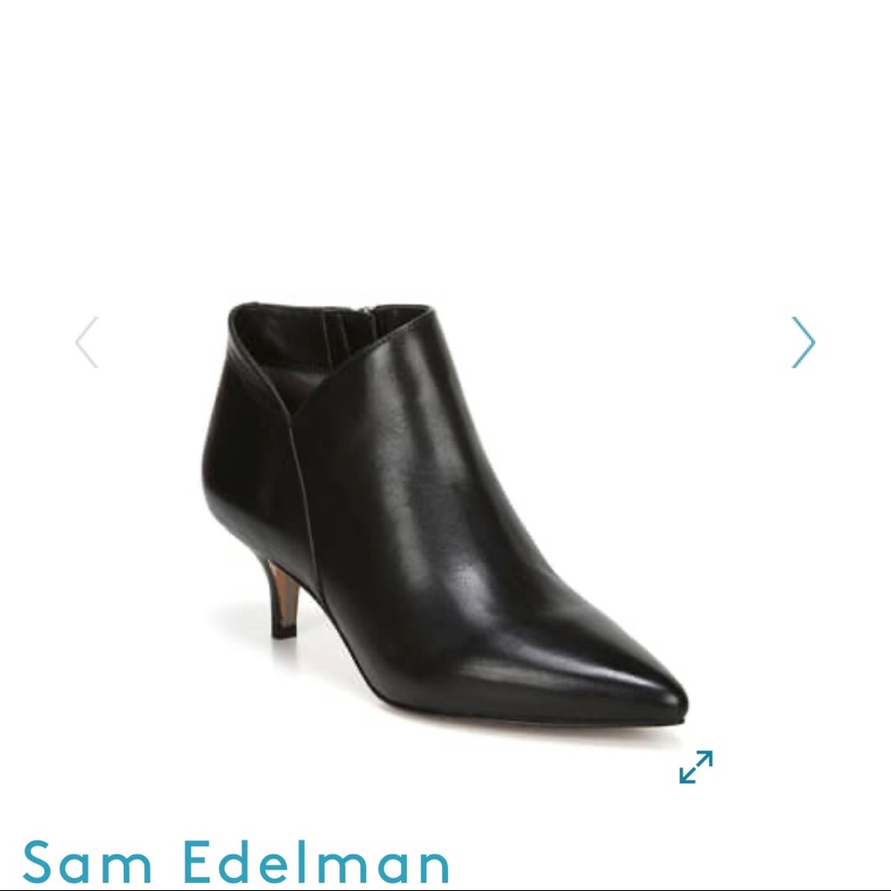 Sam Edelman Pointed Toe Kitten Heel Bootie